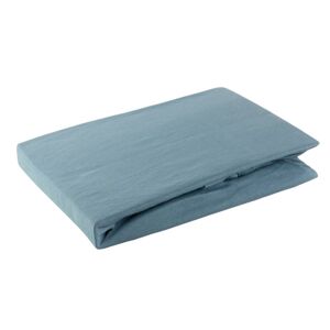 Eurofirany Bed Sheet 373356 Dark Blue Š 240 cm D 220, V 30 cm