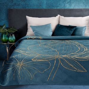 Eurofirany Bedspread 392140 Turquoise Š 170 cm D 210 cm