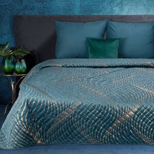 Eurofirany Bedspread 392082 Turquoise Š 230 cm D 260 cm