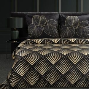 Eurofirany Bed Linen 390979 Black Š 160 cm D 200 cm, 2 ks. 70 cm