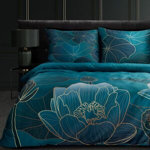 Eurofirany Bed Linen 392376 Turquoise Š 220 cm D 200 cm, 2 ks. 70 cm