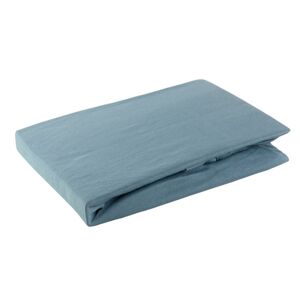 Eurofirany Bed Sheet 378545 Dark Blue Š 180 cm D 200 cm V 30 cm