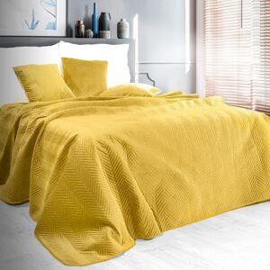 Eurofirany Bedspread 377779 Mustard Š 230 cm D 260 cm