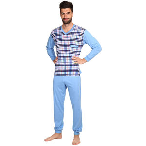 Pánske pyžamo Foltín modré (FPD11) XXL
