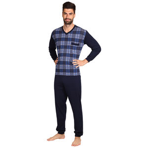 Pánske pyžamo Foltín modré (FPD9) XXL