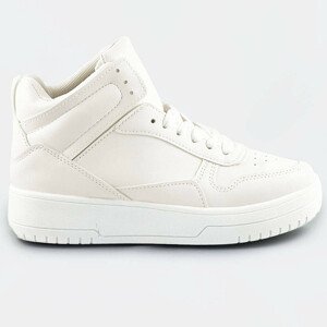 Biele členkové dámske tenisky sneakers (WH2122) biela XL (42)
