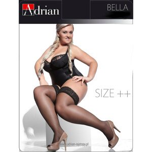Pończochy Adrian Bella Size++ 15 den XL-3XL visone/odc.beżowego 7/8-XXL/3XL