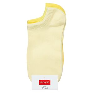 Žlté ponožky SOXO - 3-pack žltá 35-40