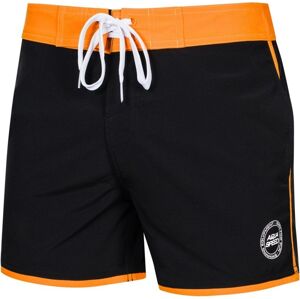Pánské plavecké šortky Axel - AQUA SPEED XL čierna a oranžová