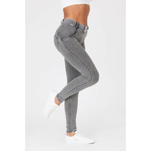 Dámské kalhoty Jeans Mid Waist Grey - Boost  XS