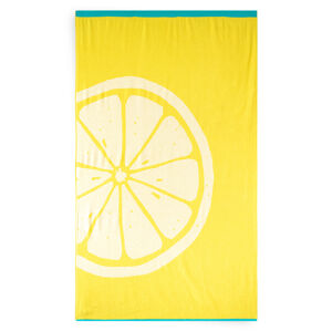 Zwoltex Beach Towel Citron Yellow 100x160