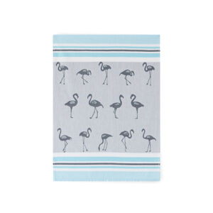 Zwoltex Utierka na riad Flamingi Graphite/Pattern 50x70