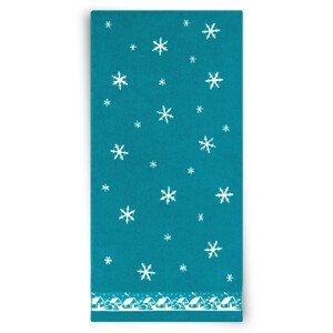 Zwoltex Towel Aspen 2 Turquoise/Pattern 50x100
