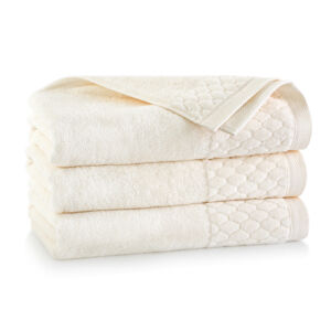 Zwoltex Towel Set Carlo Ab Cream 30x50/50x100/70x140