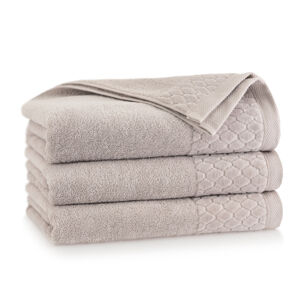 Zwoltex Towel Set Carlo Ab Light Grey 30x50/50x100/70x140