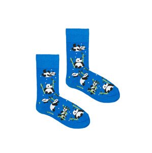 Kabak Socks Patterned Panda Blue 42-46