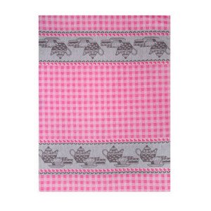Zwoltex Dish Towel Podwieczorek Amaranth/Checkered 50x70