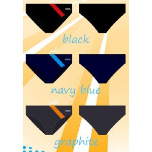 Pánske slipové plavky SESTO SENSO-MAXI - SESTO SENSO čierna 4XL