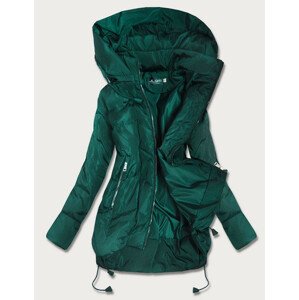 Zelená trapézová dámska bunda (959) zelená 48