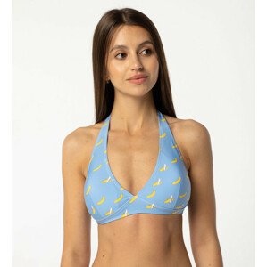 Aloha From Deer Banana Heaven Halter Neck Bikini Top BTH AFD098 Blue XS