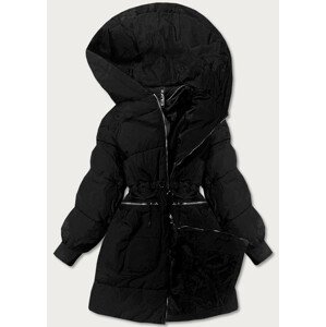 Čierna dámska oversize zimná bunda (736ART) černá ONE SIZE