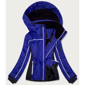 Dámska zimná športová bunda v nevädzovej farbe (B2391) Modrá S (36)