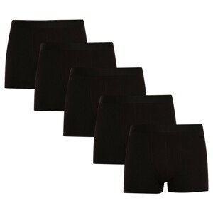 5PACK pánske boxerky Nedeto čierne (5NDTB001) XL