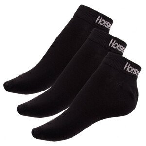 3PACK ponožky Horsefeathers rapid čierne 37-39