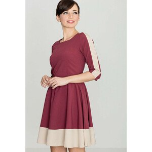Lenitif Dress K057 Deep Red S