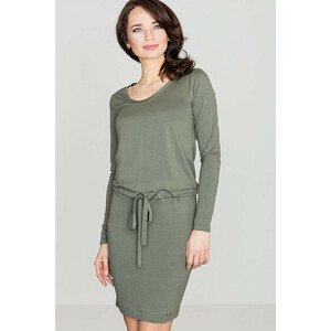 Lenitif Dress K334 Olive Green S