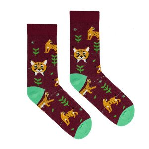 Kabak Socks Organic Patterned Lynx 36-41