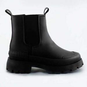 Čierne dámske topánky (PP25) černá L (40)