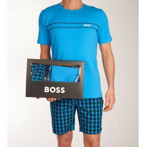 Pánske pyžamo Urban Short set 50465583 - Hugo Boss L modrá