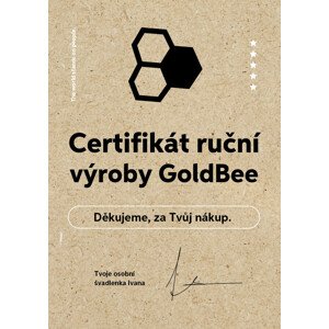 Certifikát Ruční Výroby GoldBee