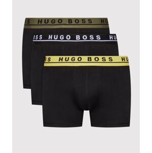 Pánske boxerky 3ks 50458488 978 čierna/mix Hugo Boss XL čierna