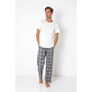 Pánske pyžamo Aruelle Tyler Long kr/r S-2XL grey M