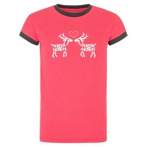 Dievčenské bavlnené tričko Avio-jg pink - Kilpi 152