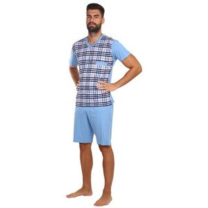 Pánske pyžamo Foltín modré (FPT3) XXL