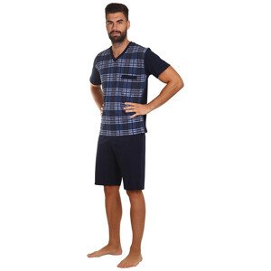 Pánske pyžamo Foltín modré (FPT1) XL