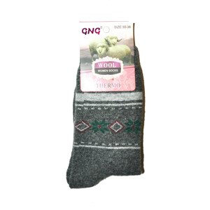 Dámske ponožky Ulpio GNG 3318 Thermo Wool fioletowy 39-42