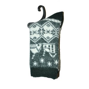 Dámske ponožky Ulpio GNG 1256 Thermo Wool černá 35-38
