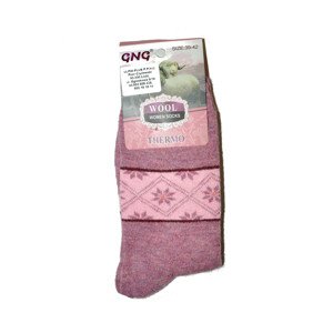 Dámske ponožky Ulpio GNG 3316 Thermo Wool béžová 35-38