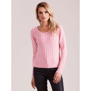 Dámsky sveter AT SW 5509.20P ružový jedna veľkosť