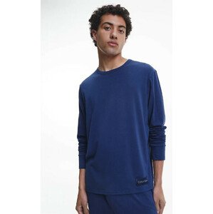 Pánske pyžamo NM2367E VN7 tm.modrá Calvin Klein L tmavě modrá