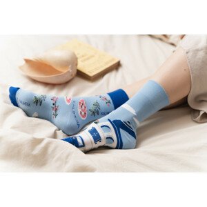 Ponožky Santorini 078-A063 Modrá - Viac 39/42