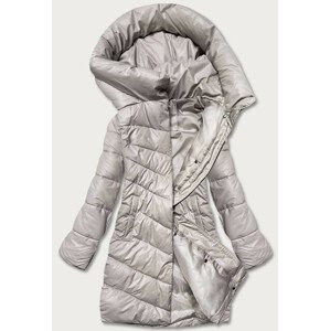 Béžová dámska zimná bunda (TY041-59) Béžová L (40)