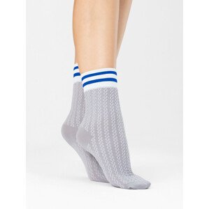 Ponožky Player 80 Den Grey-Cobalt - Fiore Univerzální