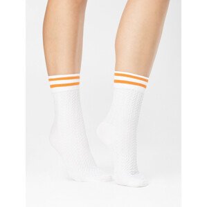 Ponožky Player 80 Deň White-Orange - Fiore Univerzální