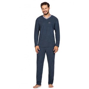Pánske pyžamo 592 - REGINA svetlo modrá XL