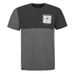 Pánske bavlnené tričko Melang-m tmavo šedé - Kilpi S